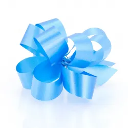 Ocean Blue Pull-bow Ribbon